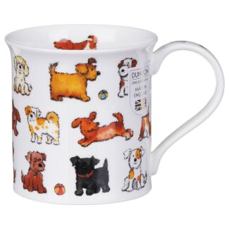 Playful Pups Bute Shape Mug