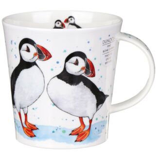 Puffins Cairngorm Shape Mug