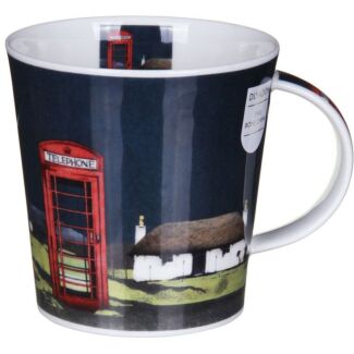 Highland Retreat Phonebox Cairngorm Shape Mug  