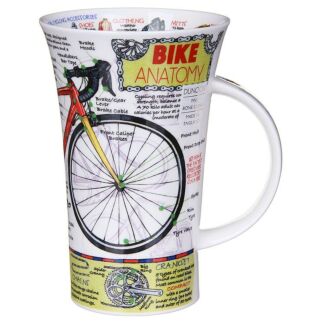 Bike Anatomy Glencoe Shape Mug