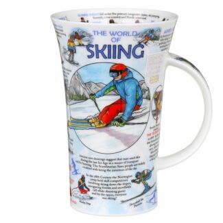 The World of Skiing Glencoe Shape Mug