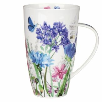 Meadow Breeze Blue Henley Shape Mug