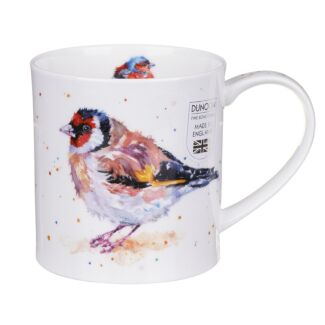 Fluffy Feathers Goldfinch Orkney Shape Mug