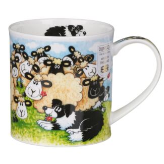 Silly Sheep Flock Orkney Shape Mug