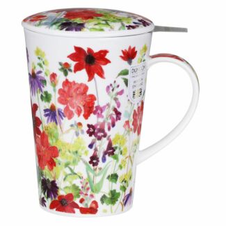 Cottage Border Red Shetland Tea Infuser Set