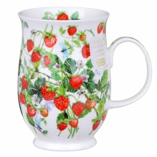 Wild Strawberries Suffolk Shape Mug