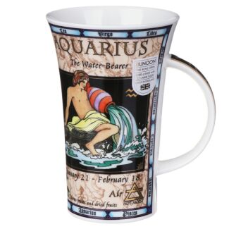 Zodiac Aquarius Glencoe Shape Mug