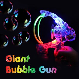 Giant Light Up Bubble Gun