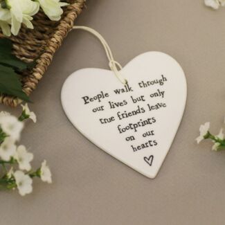 People Walk Through Our Lives... Porcelain Heart