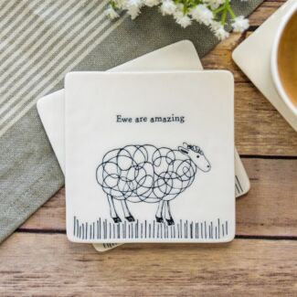 ‘Ewe Are Amazing’ Square Coaster