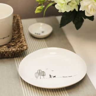 ‘Happy Days’ Wobbly Porcelain Plate