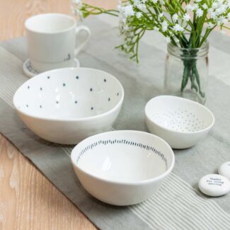 ‘Stars, Dashes & Dots’ Set of 3 Boxed Bowls