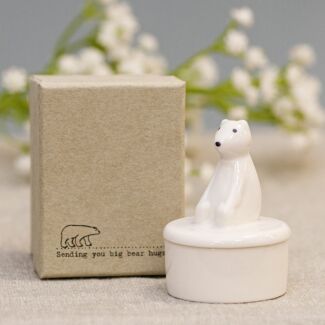 Polar Bear Little Porcelain Pot