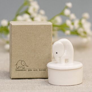 Elephant Little Porcelain Pot