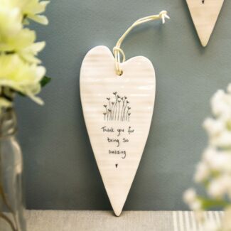 ‘Thank You’ Long Hanging Heart