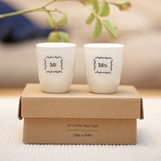 Mr & Mrs Egg Cup Set