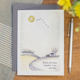 ‘Happiness New Home’ Countryside Card