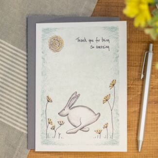 ‘Thank You For Being Amazing’ Hare Card