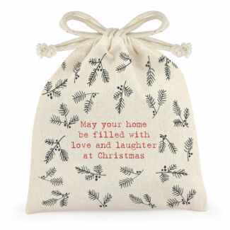 May Your Home Be Filled With Love Drawstring Bag