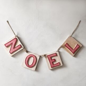 Wooden Noel Garland