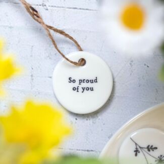 ‘So Proud Of You’ Floral Hanger