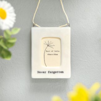 ‘Never Forgotten’ Mini Hanging Frame