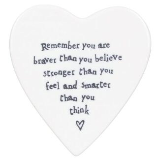 Braver Than You Believe Porcelain Coaster
