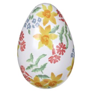 Wild Daffodils Boxed Large Egg-Shaped Tin