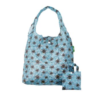 Grey Bee Recycled Foldaway Shopper Bag