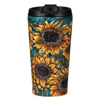 Sunflowers Stainless Steel Travel Coffee Cup