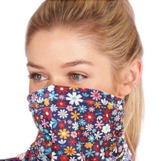 Snood with Filter Pocket – Ditsy Flowers