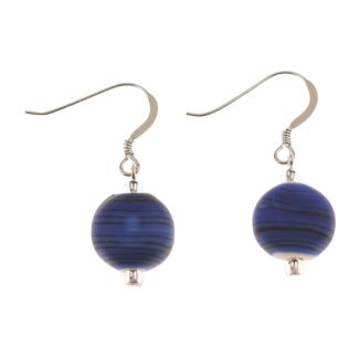 Royal Blue Strata Earrings