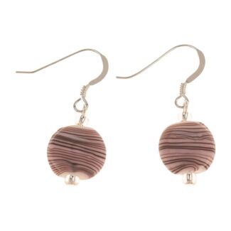 Lilac Strata Earrings