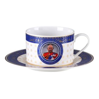 King Charles III Coronation Cup and Saucer