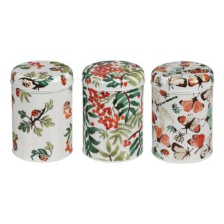 All Creatures Great & Small Set of Three Round Caddies