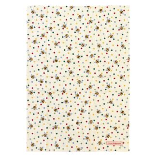 Bumblebee & Polka Dot Tea Towel