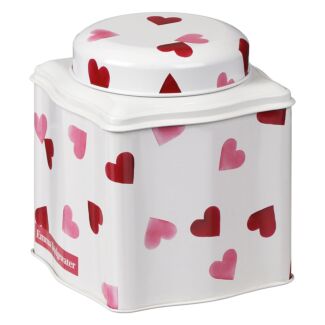 Pink Hearts Dome Lid Caddy