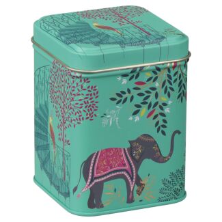 Green Elephant Oasis 10cm Rectangular Tin
