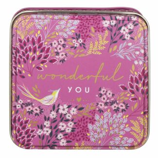 Little Gestures ‘Wonderful You’ Small Square Tin