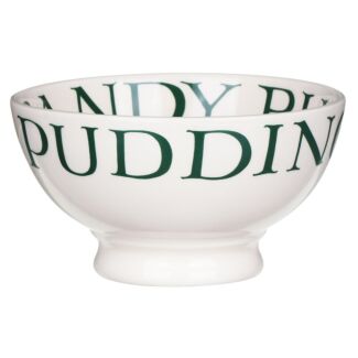 Christmas Toast Lots of Pudding French Bowl