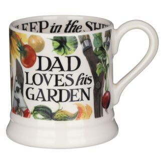 Dad Loves His Garden Half Pint Mug