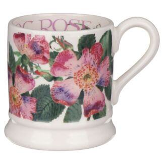Flowers Dog Rose Half Pint Mug