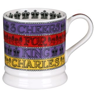 Three Cheers For King Charles III 1 Pint Mug