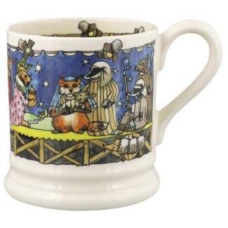 Year In The Country Nativity Scene Half Pint Mug