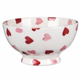 Pink Hearts French Bowl