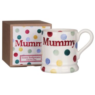 Polka Dot Mummy Half Pint Boxed Mug