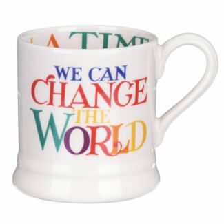 Rainbow Toast Change The World Half Pint Mug