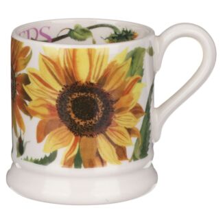 Flowers Sunflower Half Pint Mug