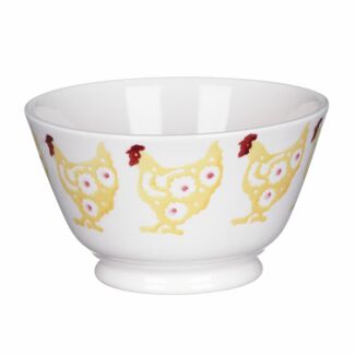 Yellow Hen Small Old Bowl