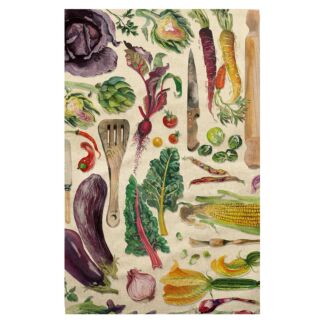 Vegetable Garden Tea Towel